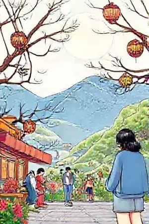 琥珀里的夏天封面：松脂包裹的树叶与盛夏操场